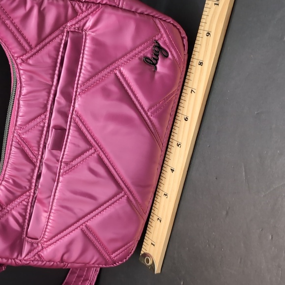 Lug Curtsy Mini Metallic Orchid Crossbody Bag. - Picture 13 of 13